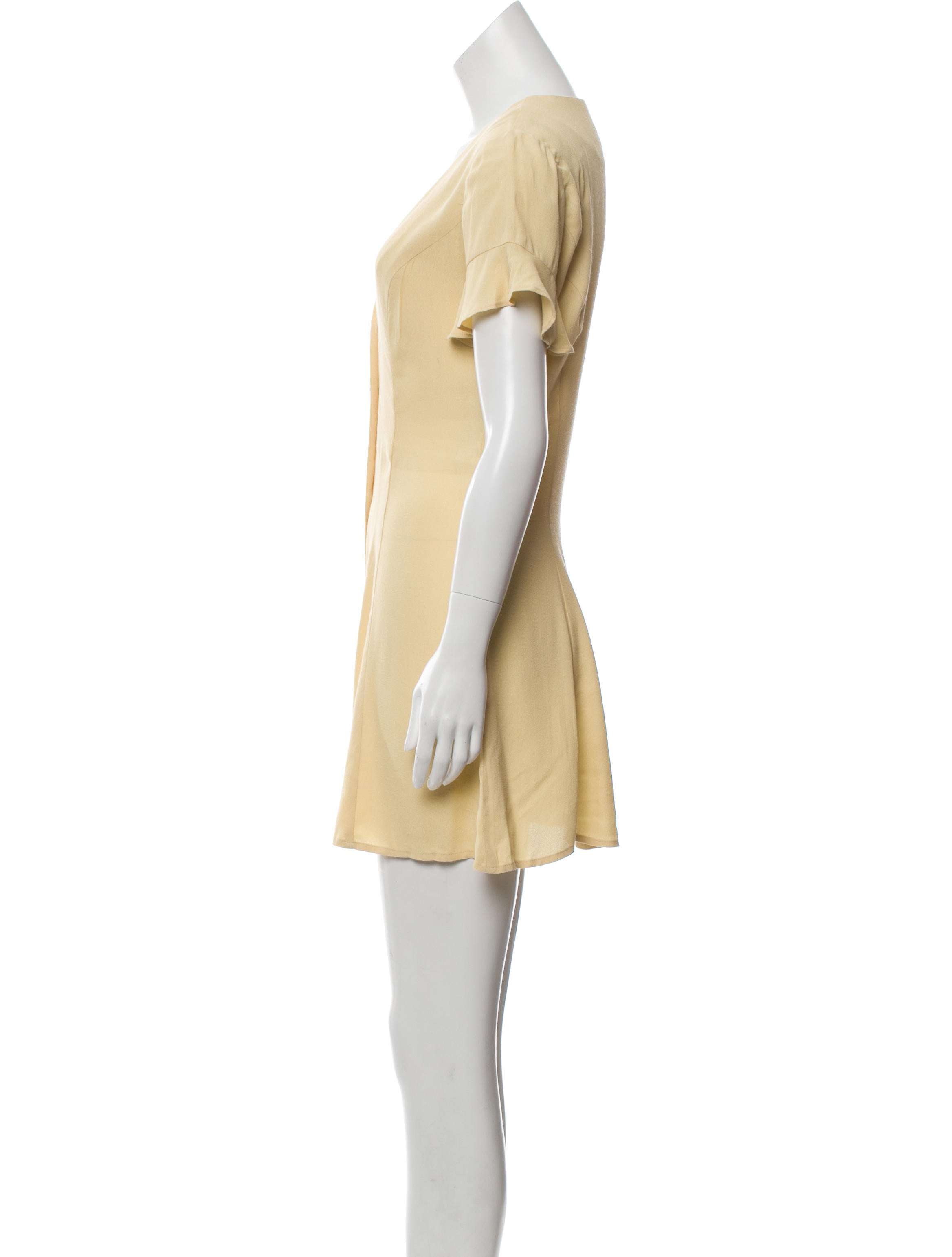 Reformation Button-Down Mini Dress