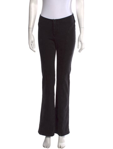 Pre-owned Reformation Flared Pants In Neutral