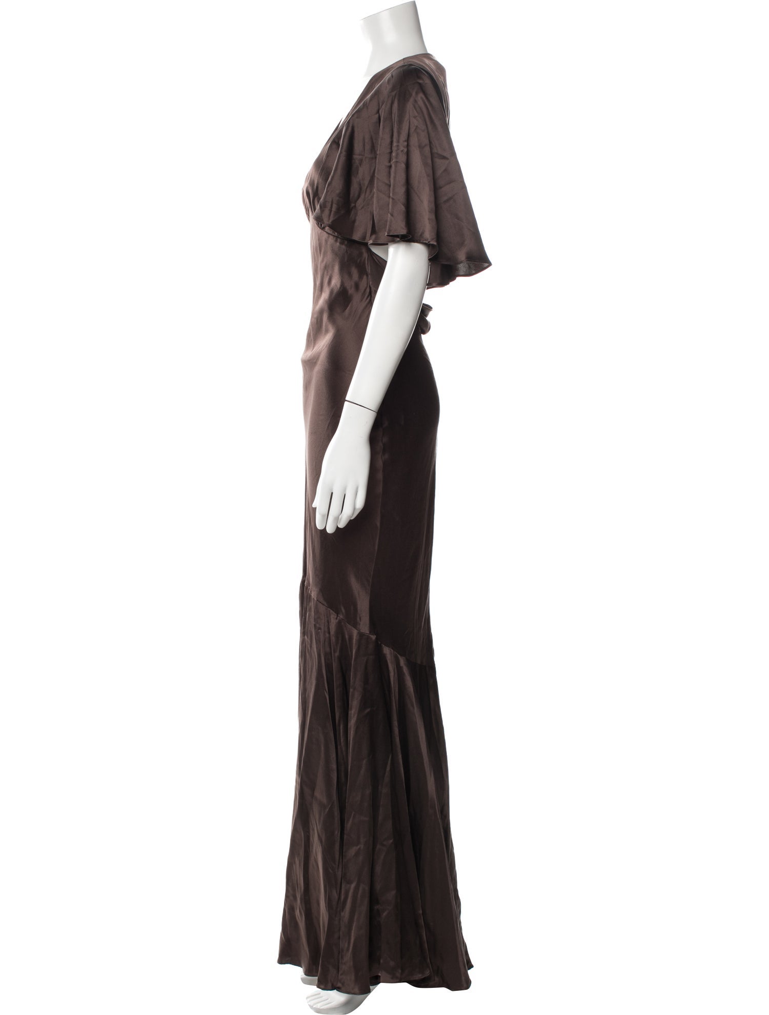 Reformation Silk Long Dress