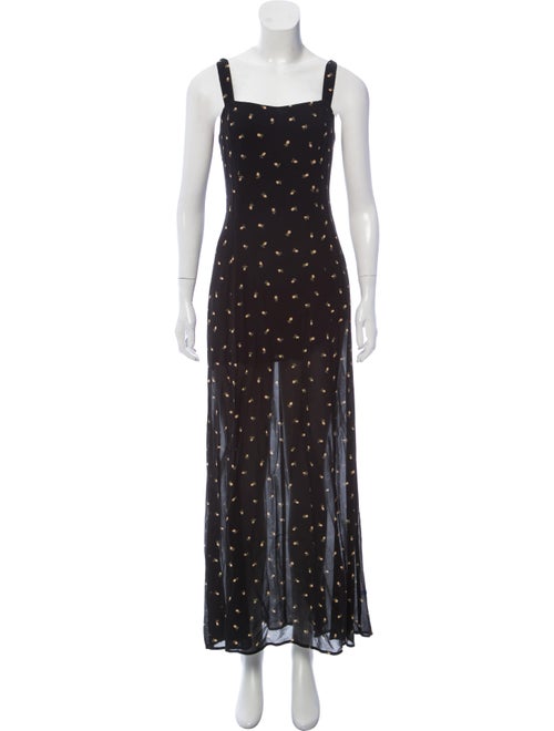 Reformation Maxi Dress Black