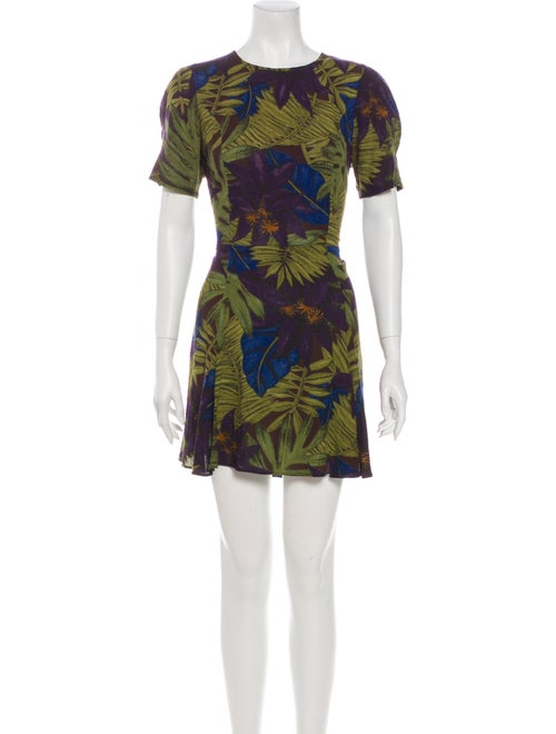 Reformation Floral Print Mini Dress