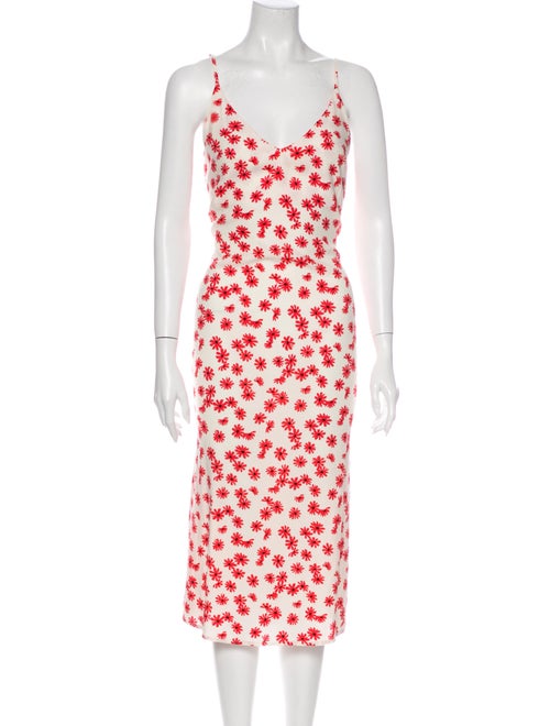 Reformation Floral Print Long Dress