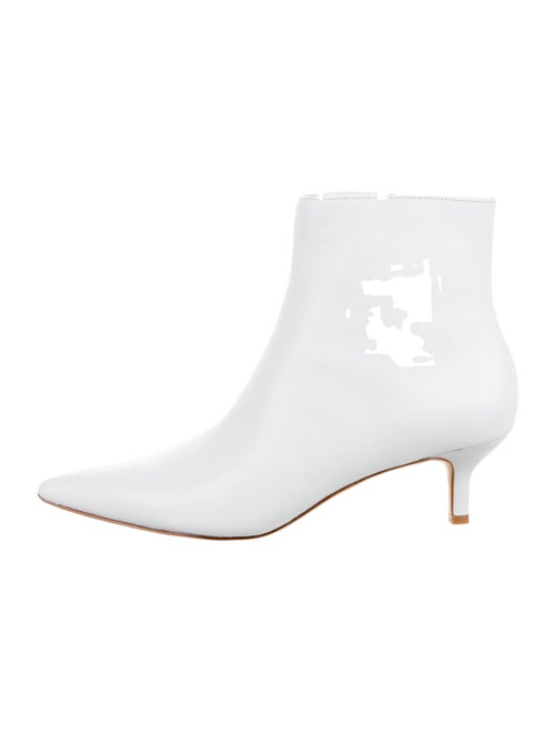 Reformation Leather Boots White