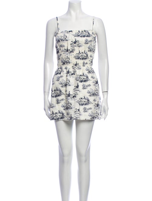 Reformation Linen Mini Dress White