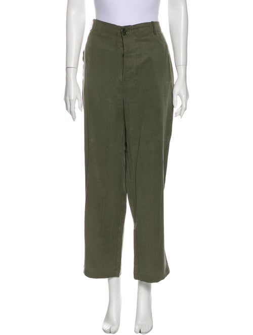 Reformation Wide Leg Pants Green