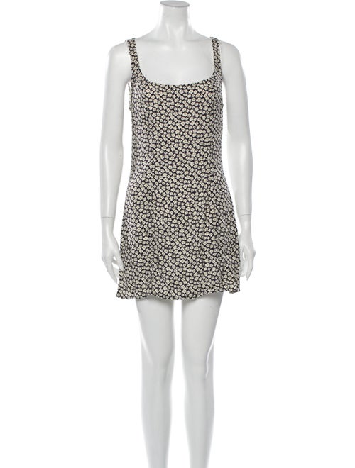 Reformation Floral Print Mini Dress