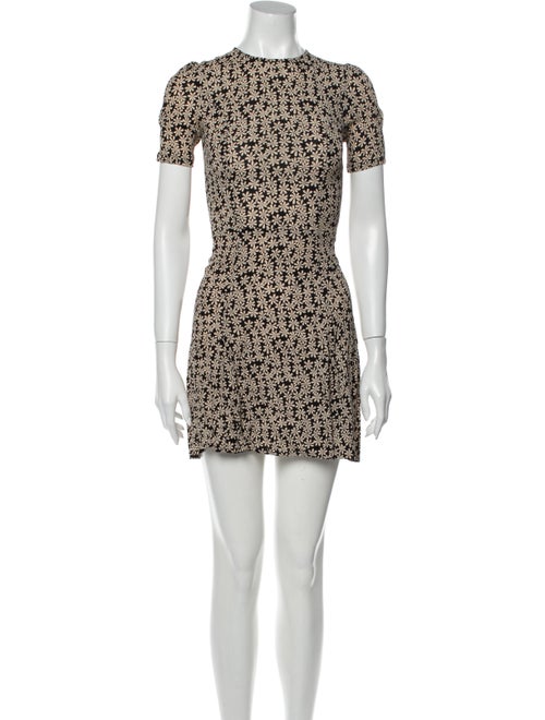 Reformation Floral Print Mini Dress