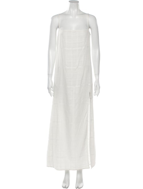 Reformation Square Neckline Long Dress