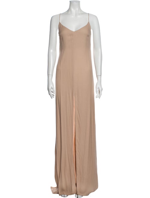 Reformation Luma Long Dress Pink
