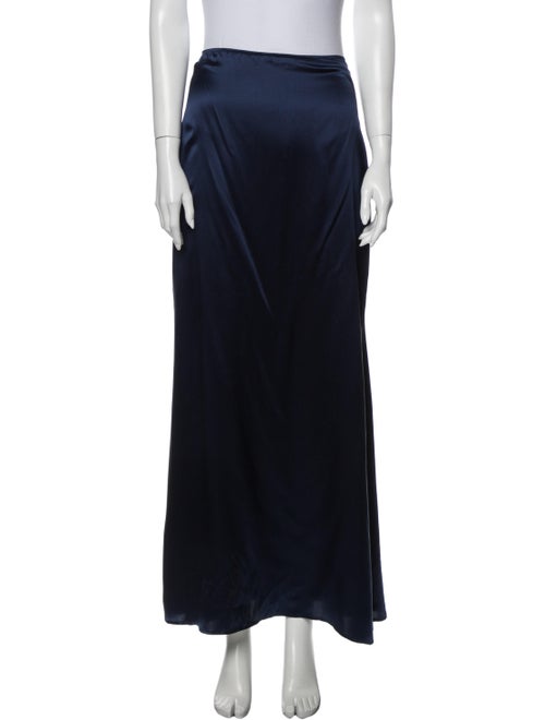 Reformation Gianna Long Skirt Blue