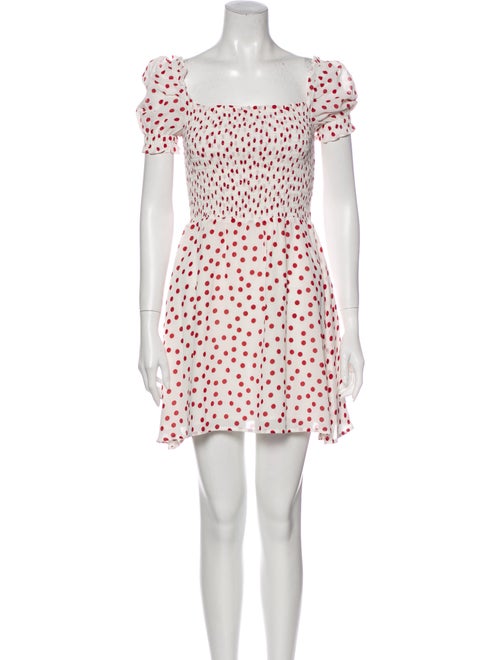Reformation Orangerie Mini Dress White