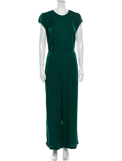 Reformation Crew Neck Jumpsuit Green