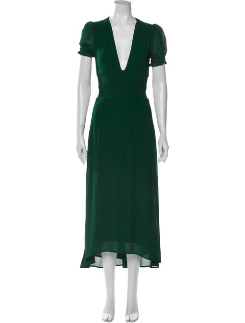 Reformation Emerald Long Dress w/ Tags Green