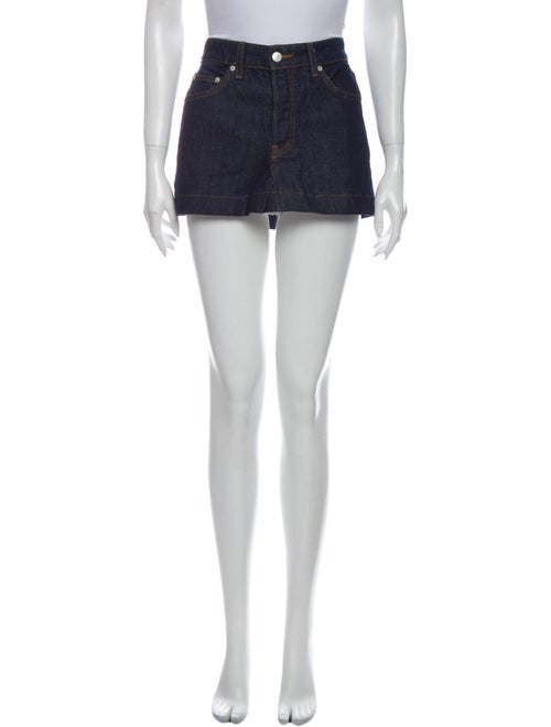 Reformation Mini Skirt Blue