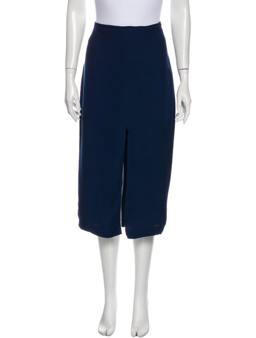 Reformation Midi Length Skirt Blue