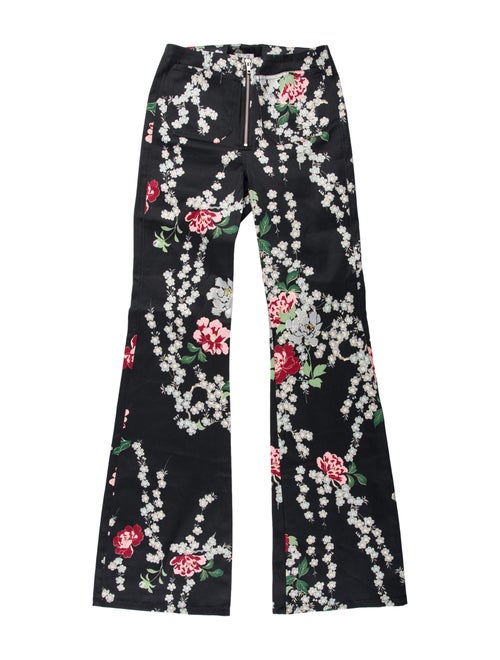 Reformation Mid-Rise Wide Leg Jeans Black