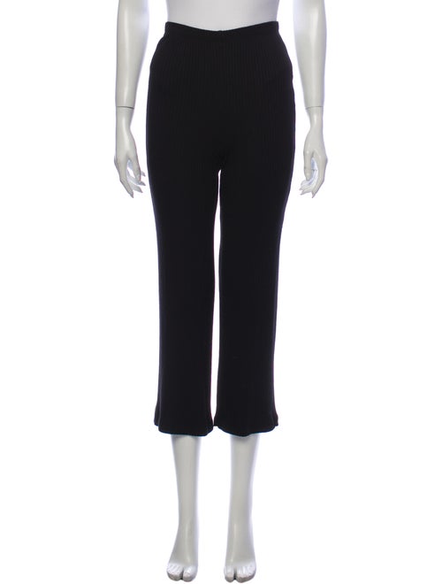 Reformation Straight Leg Pants Black