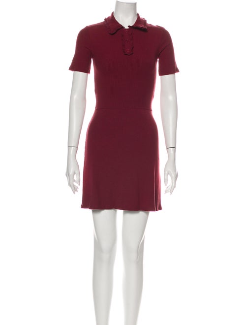 Reformation Mini Dress Red