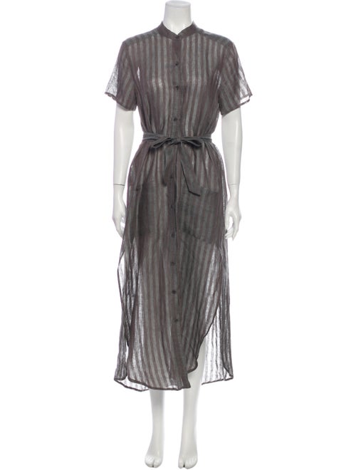 Reformation Long Dress Grey