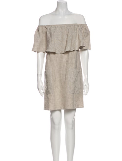 Reformation Off-The-Shoulder Mini Dress