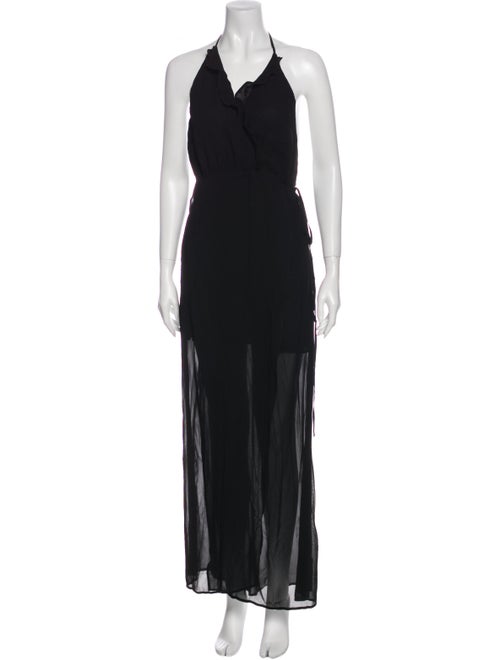 Reformation Hayworth Dress Long Dress w/ Tags Blac