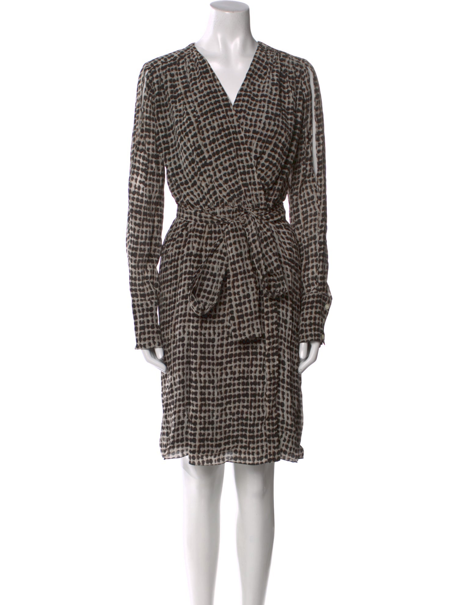 Room 502 Printed Knee-Length Dress