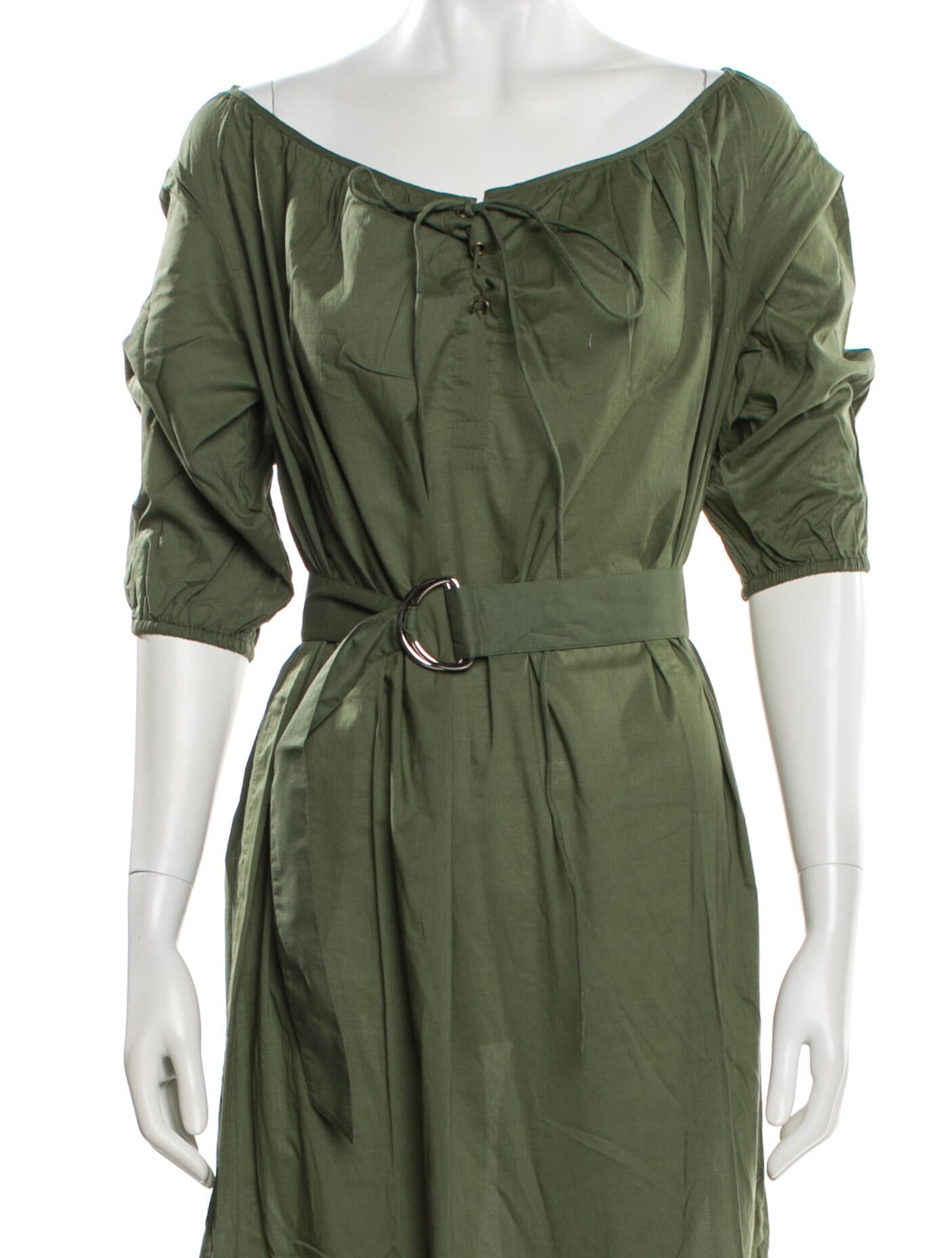 Room 502 Tie Neck Long Dress