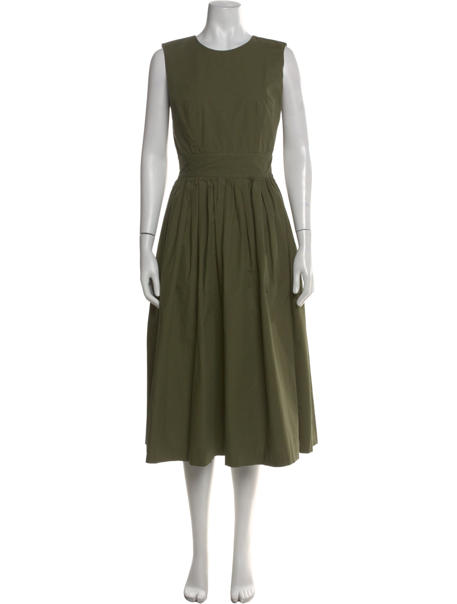 Room 502 Crew Neck Midi Length Dress