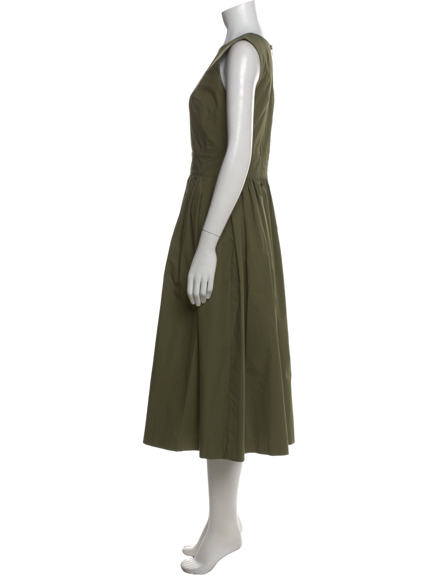 Room 502 Crew Neck Midi Length Dress