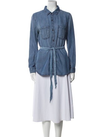 Rails Long Sleeve Button-Up Top