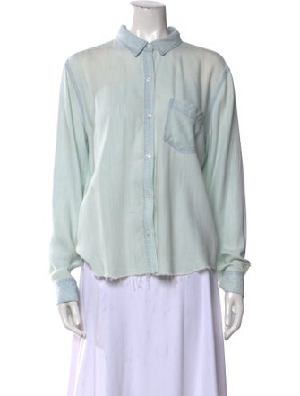 Rails Long Sleeve Button-Up Top