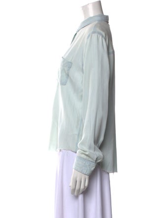 Rails Long Sleeve Button-Up Top