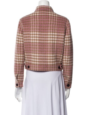 Rails Wool Plaid Print Blazer