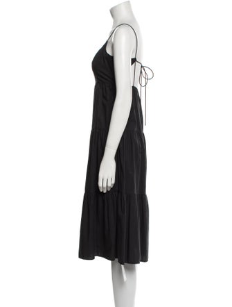 Rails Square Neckline Midi Length Dress