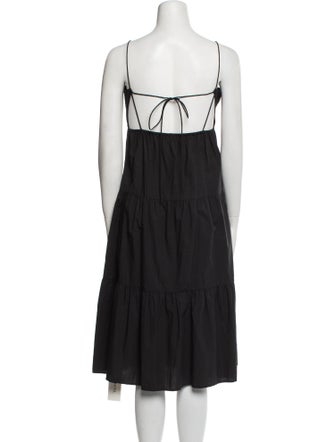 Rails Square Neckline Midi Length Dress