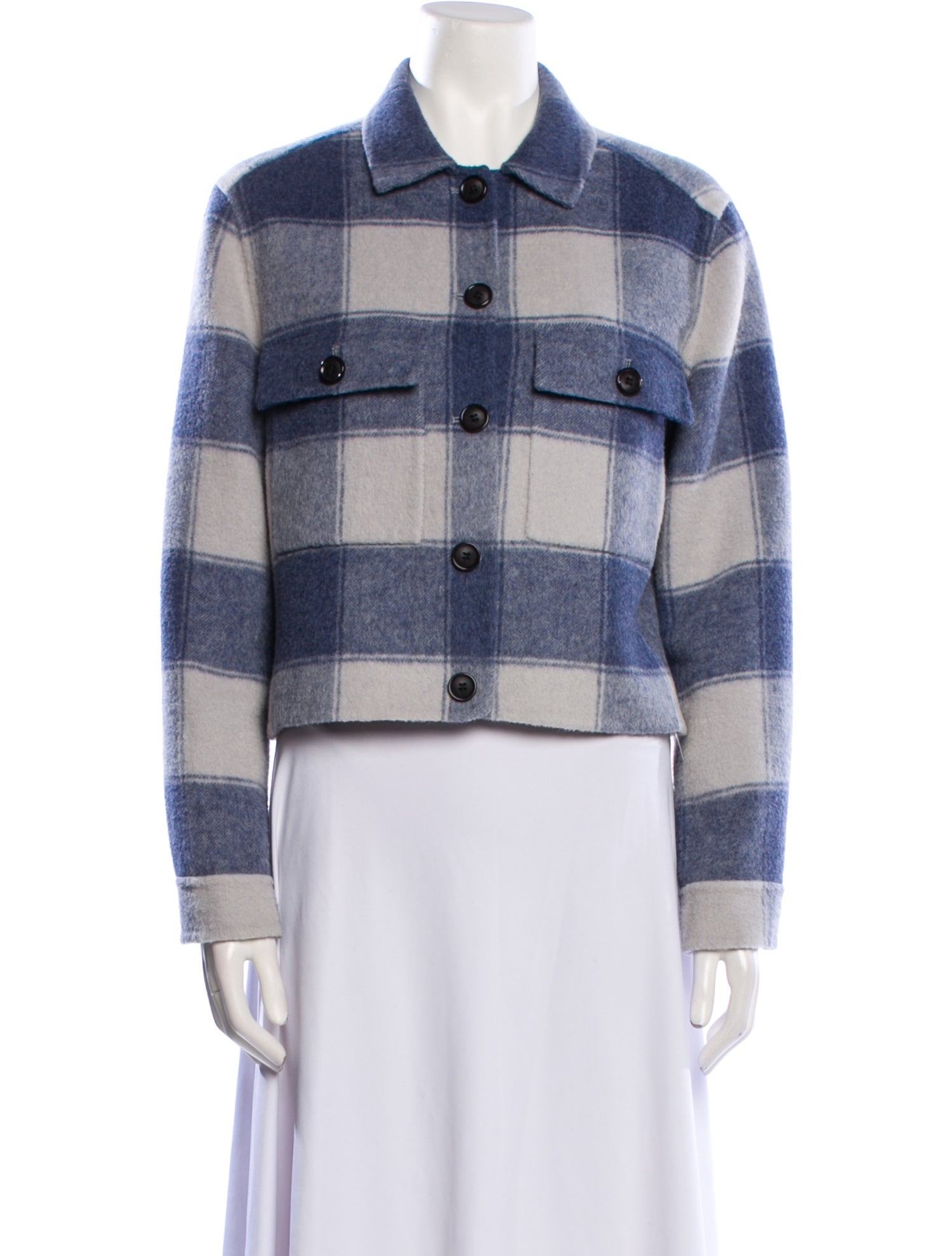 Rails Wool Plaid Print Jacket