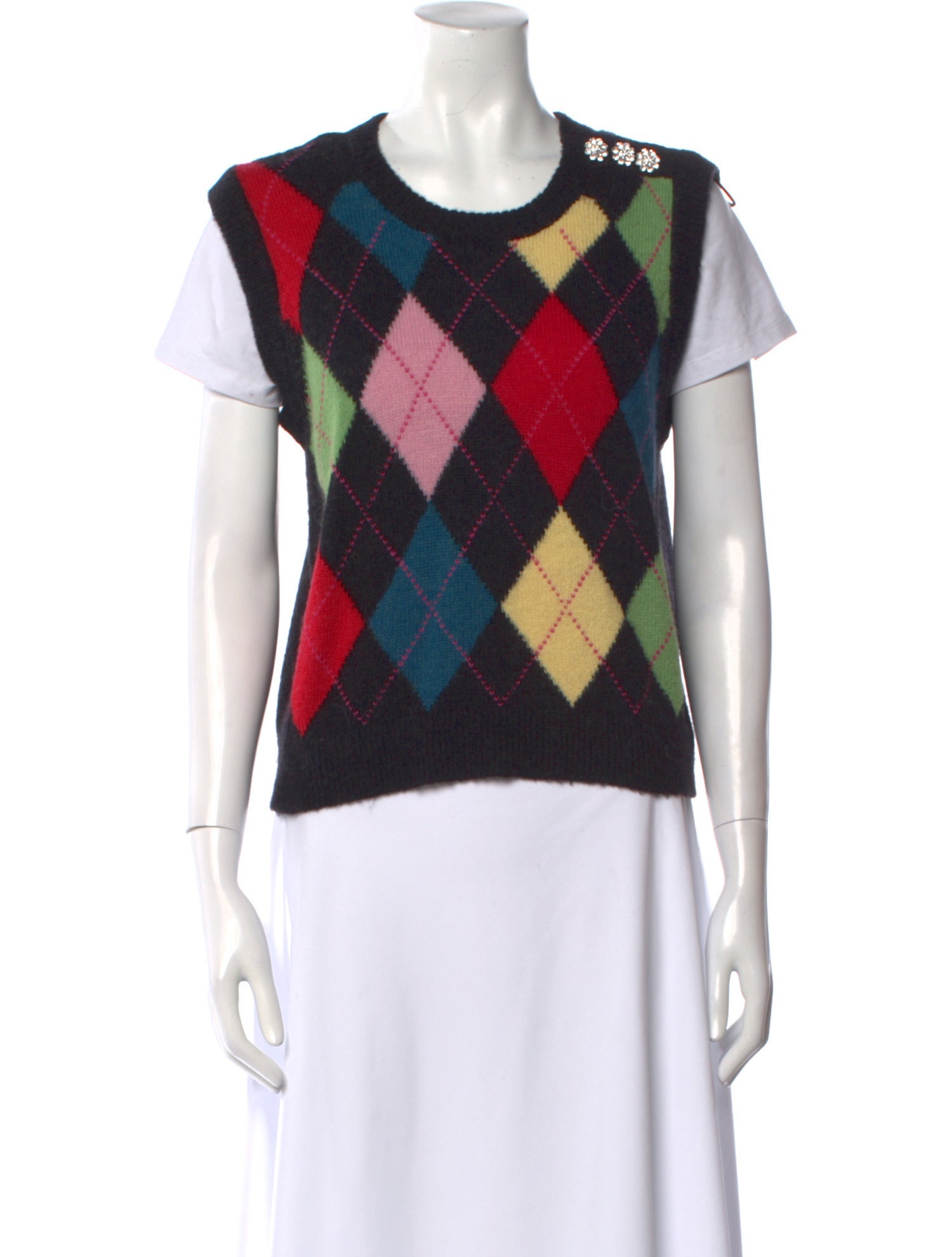 Rails Printed Crew Neck Sweater