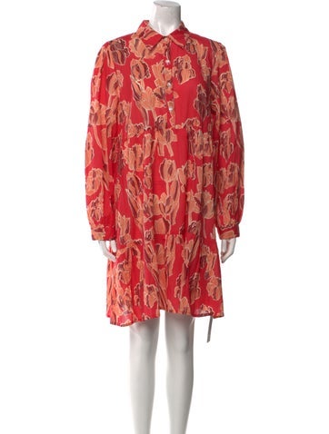 Ro's Garden Dresses Floral Print Mini Dress XL