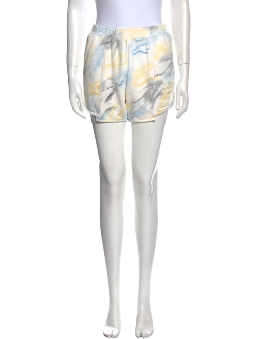 R.G. Kane Tie-Dye Print Mini Shorts