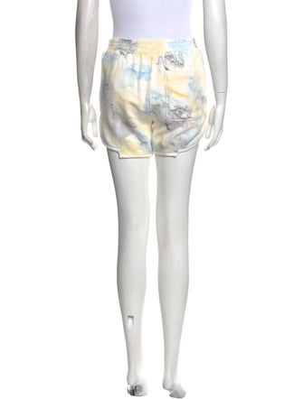 R.G. Kane Tie-Dye Print Mini Shorts