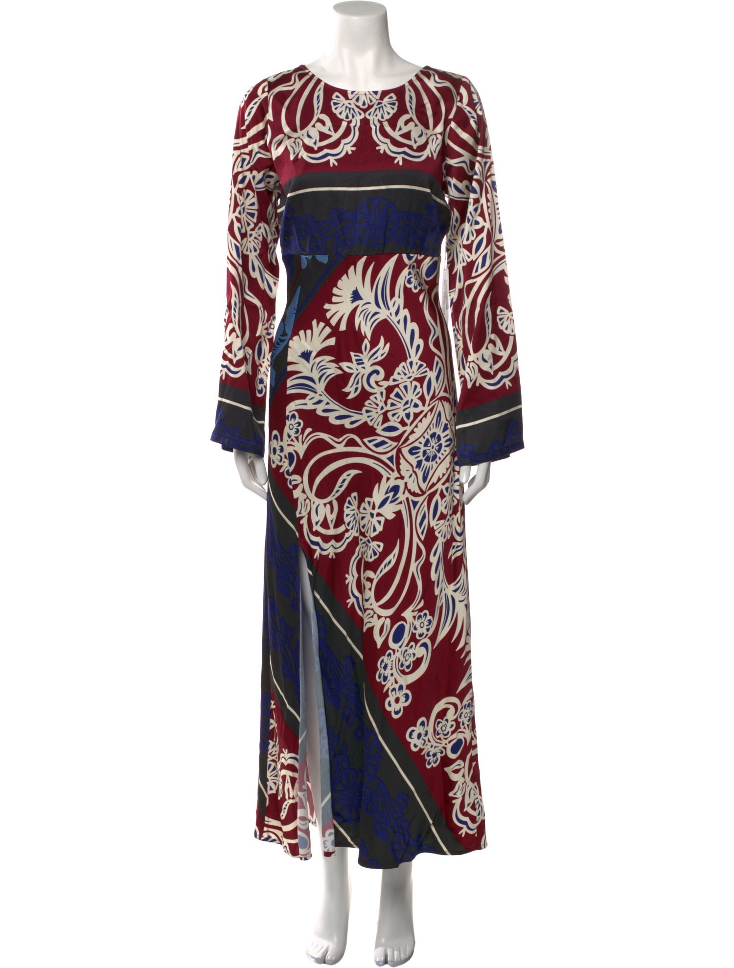 R.G. Kane Printed Long Dress