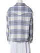 R.G. Kane Silk Plaid Print Jacket
