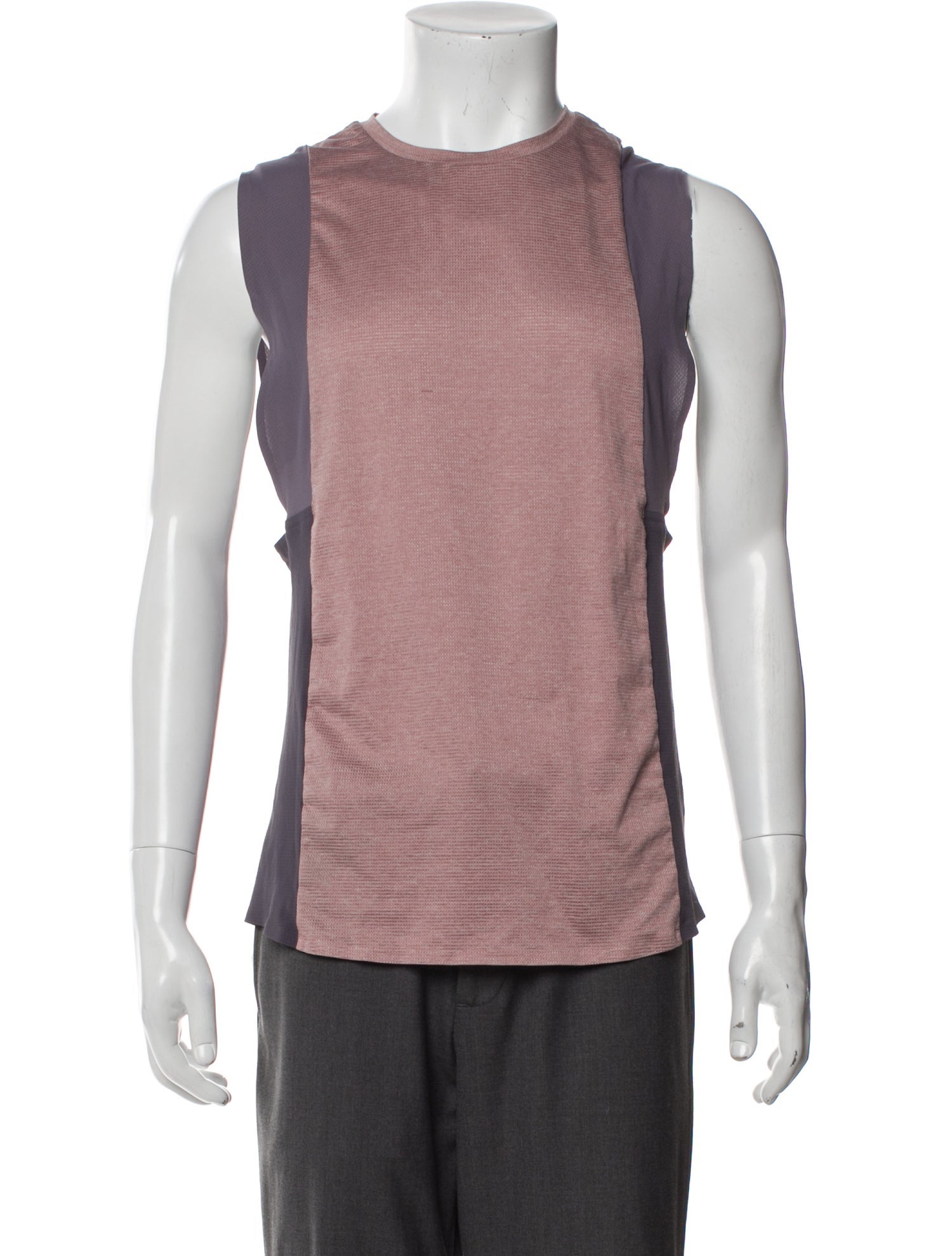 Robert Geller x Lululemon Colorblock Pattern Crew Neck Tank