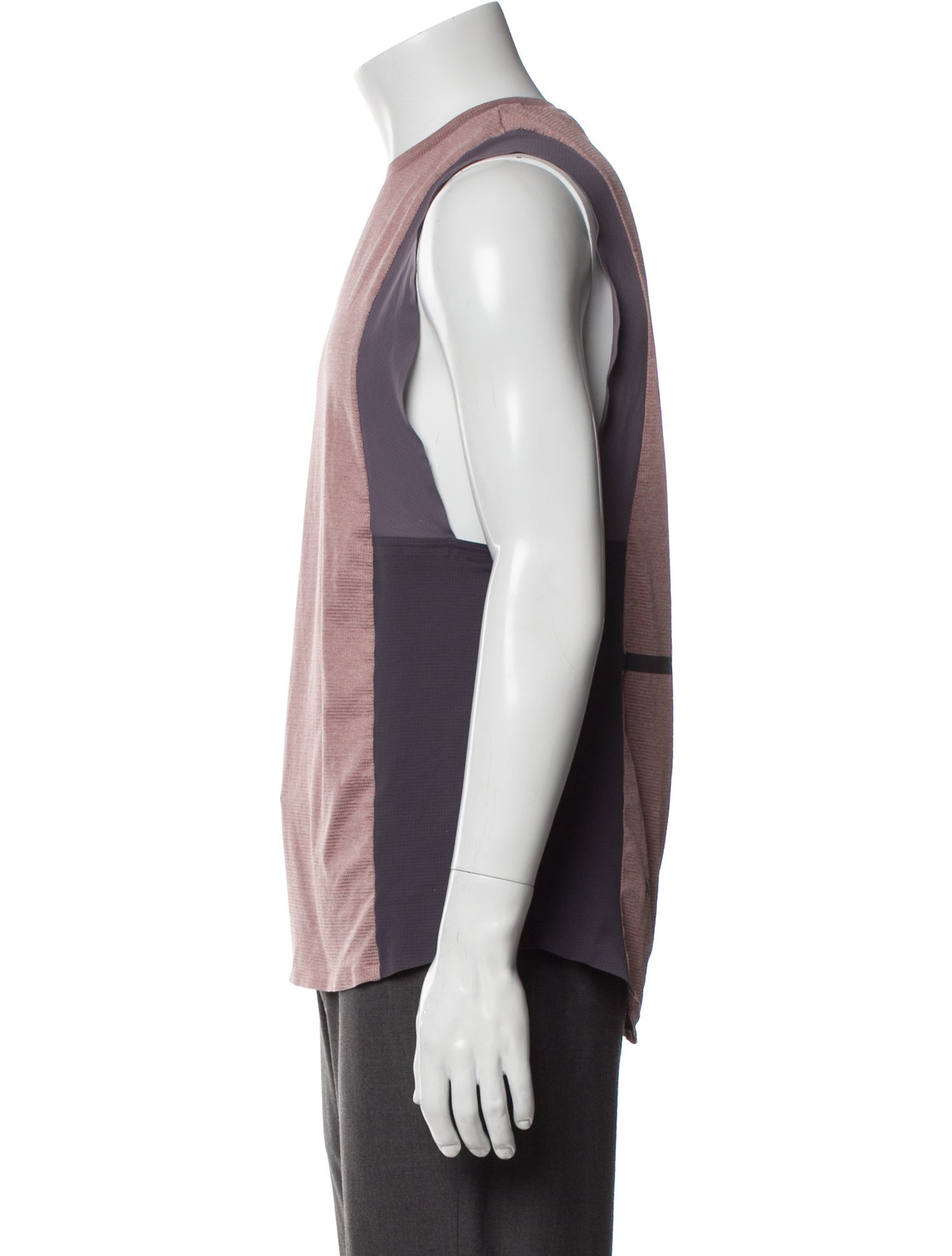 Robert Geller x Lululemon Colorblock Pattern Crew Neck Tank