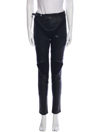 Rag & Bone x Fox Racing Leather Wide Leg Pants