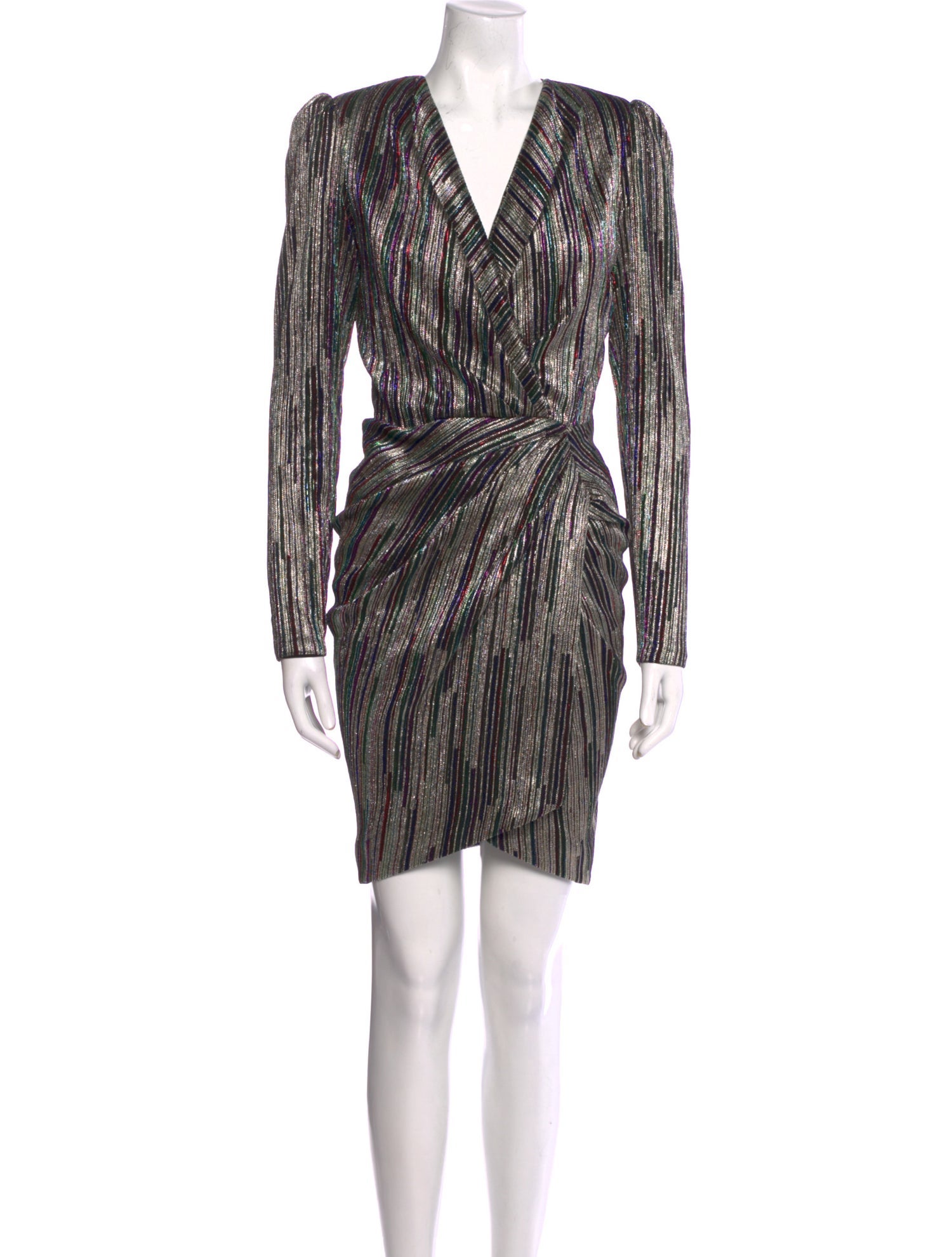 Rhea Costa Striped Mini Dress