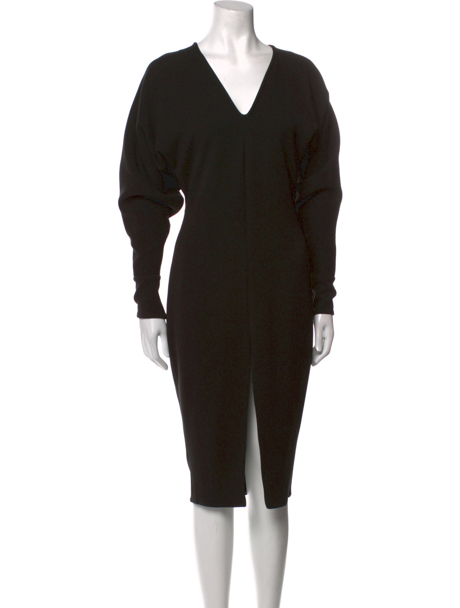 Rhea Costa V-Neck Midi Length Dress