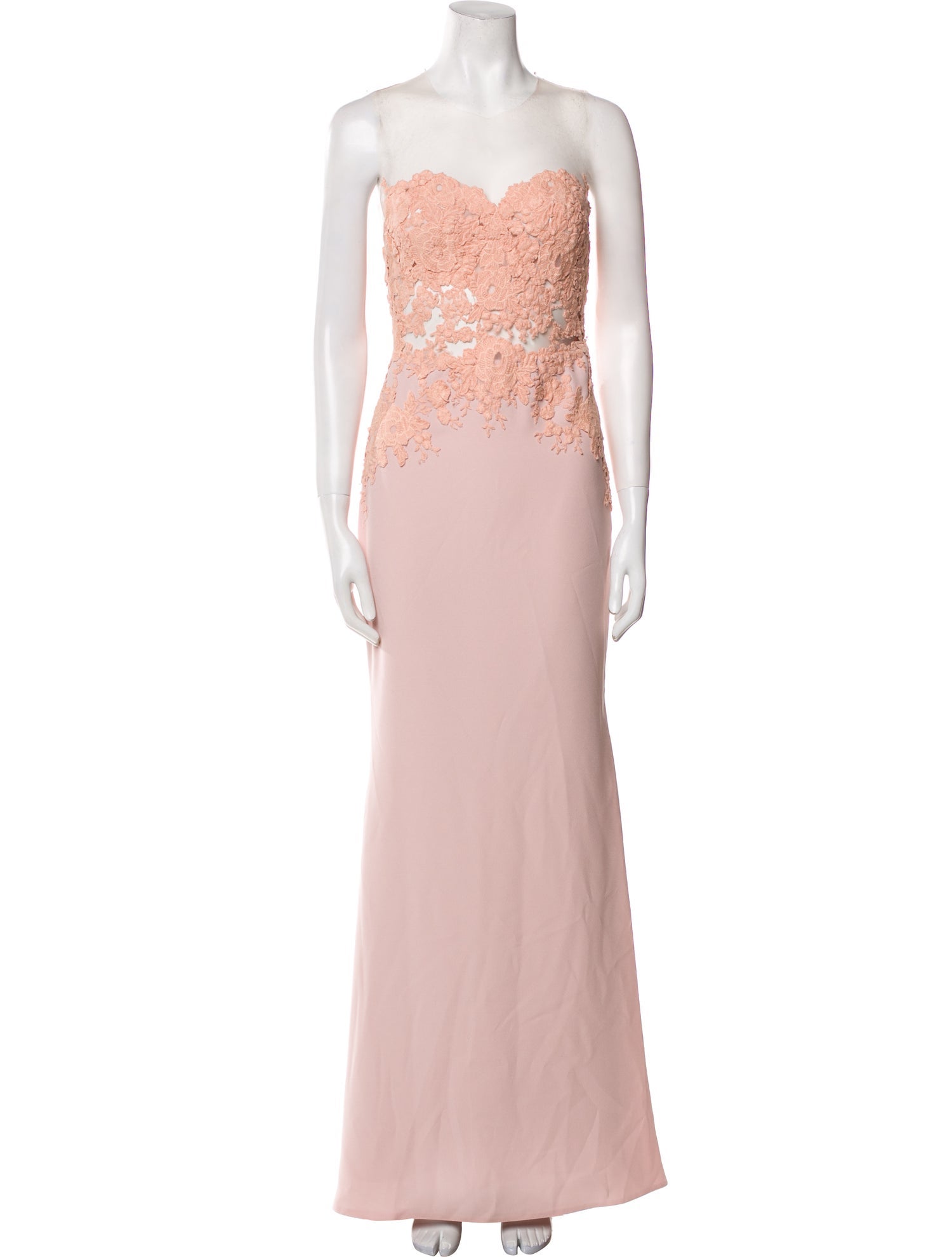 Rhea Costa Strapless Long Dress