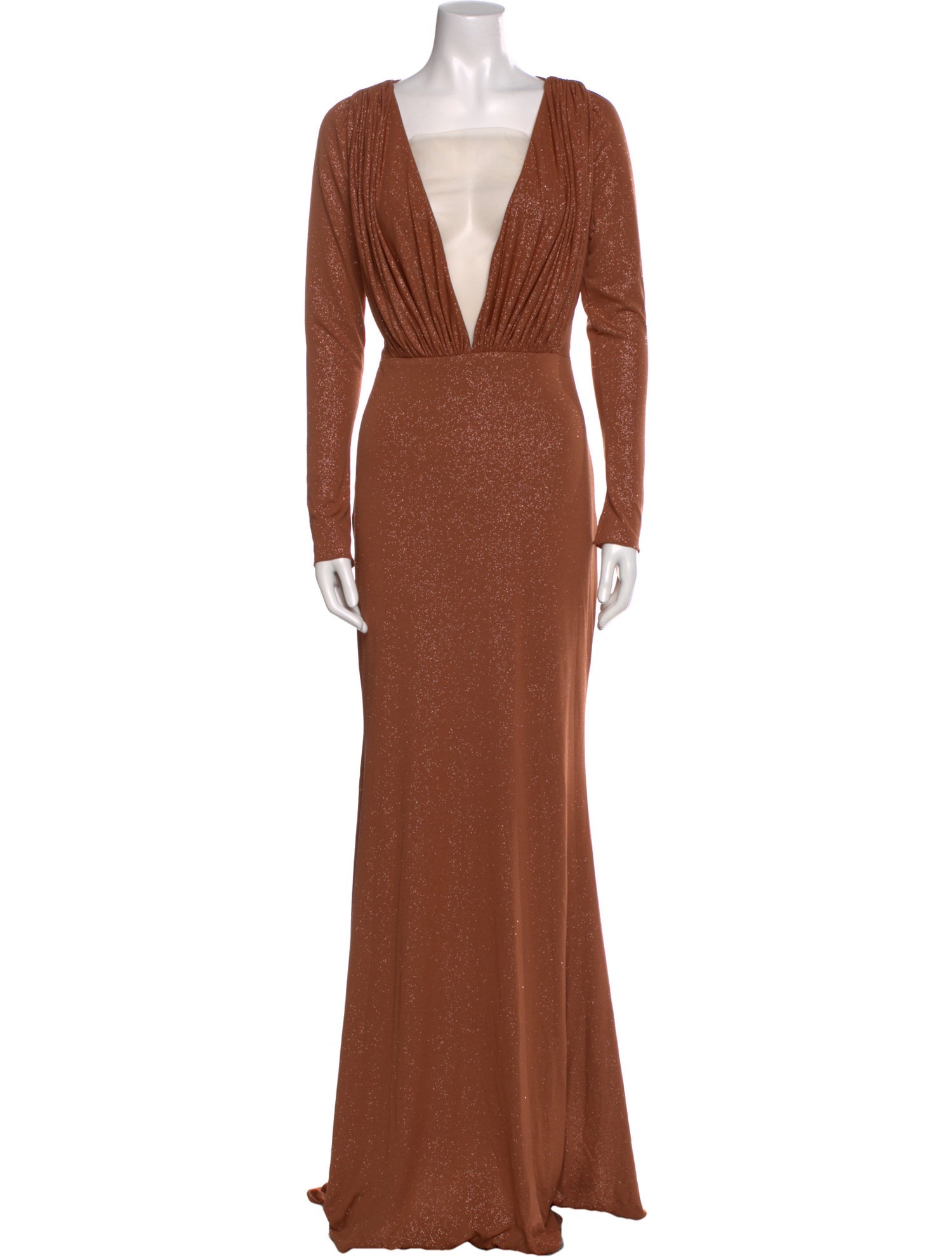 Rhea Costa V-Neck Long Dress