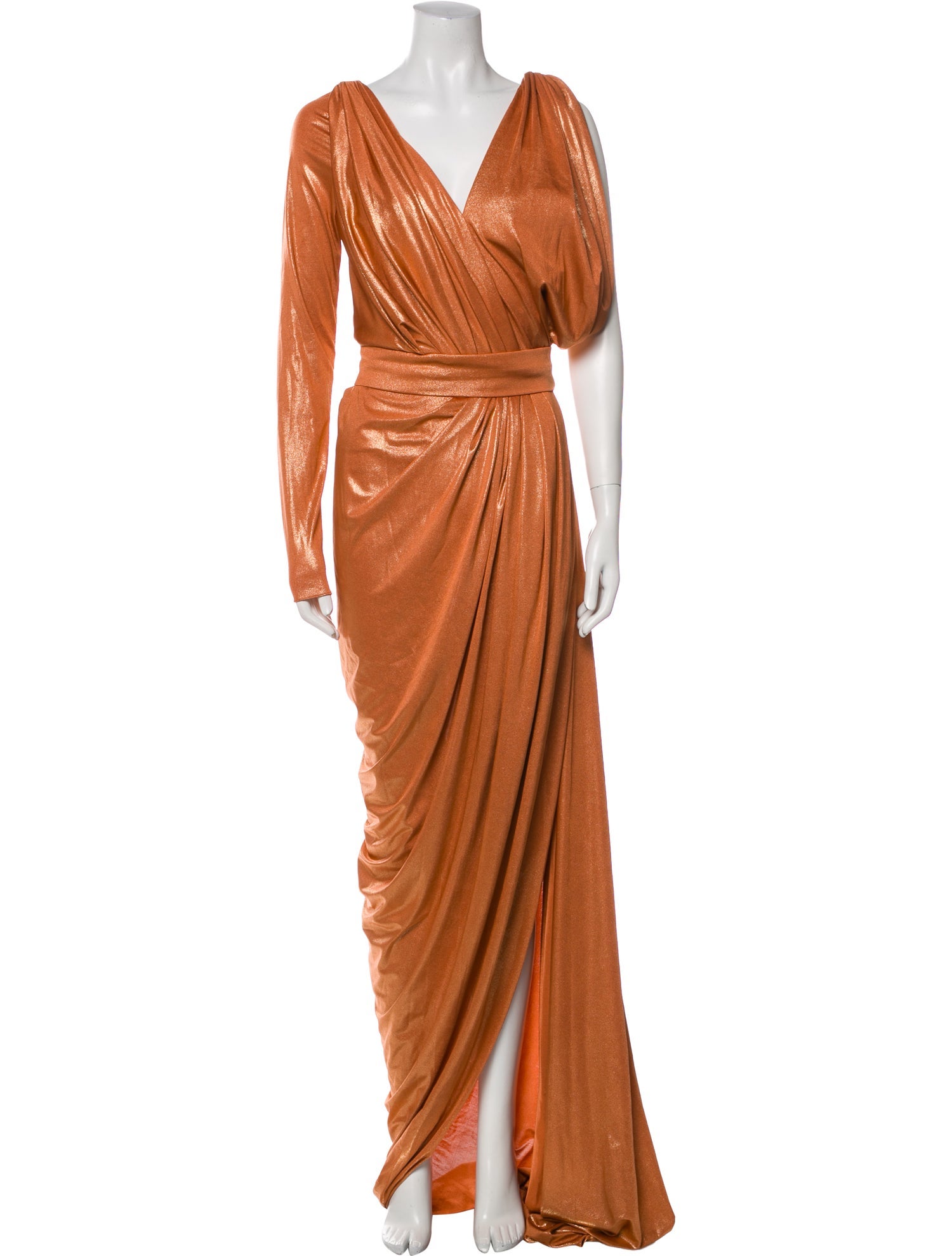 Rhea Costa V-Neck Long Dress w/ Tags